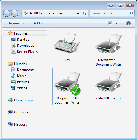 PDF Document Writer 7.2 screenshot